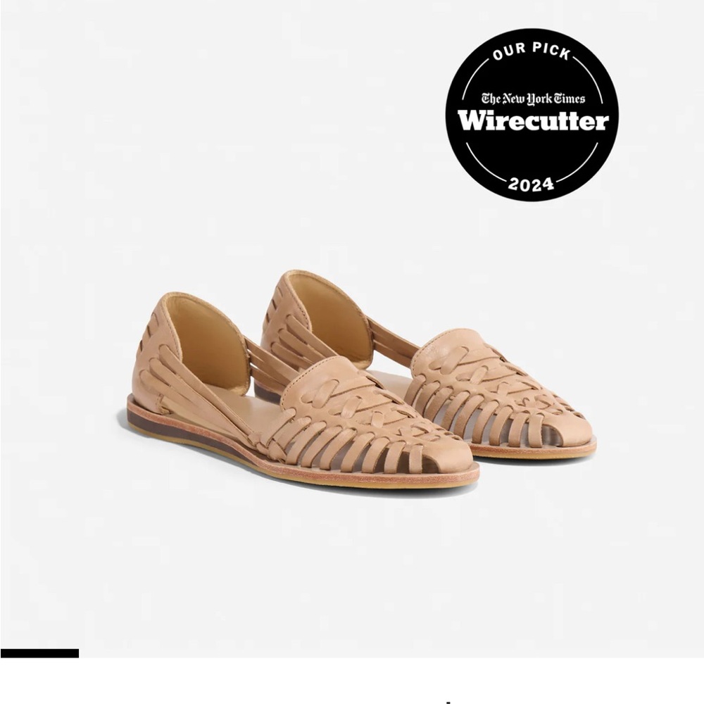 Nisolo huarache sandal almond 8.5